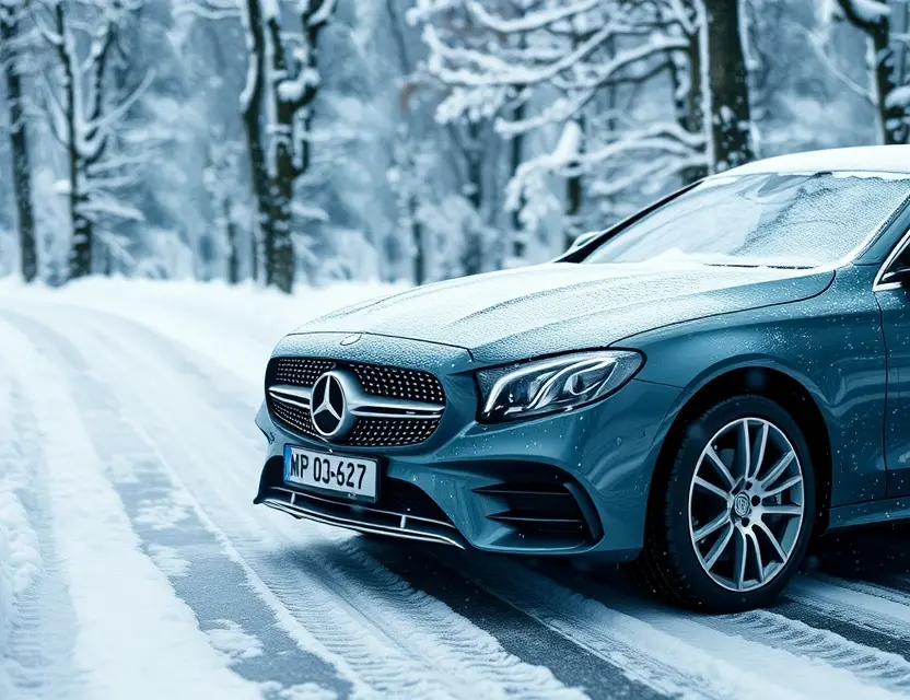 Зимняя замена масла на Mercedes